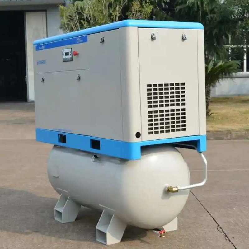 Rotary Screw Drive Air Compressor Permanent Magnet LG15EZT Receiver Tank Heaey Duty Air End 380kw Rotary Screw Air Compressor