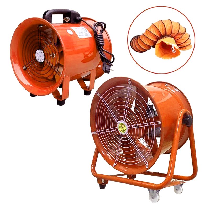 CE 8'' 10'' 12'' Industrial Extractor Portable Ventilation Air Blower Workshop Extractor Fan Utility Fan Air Blower Fan