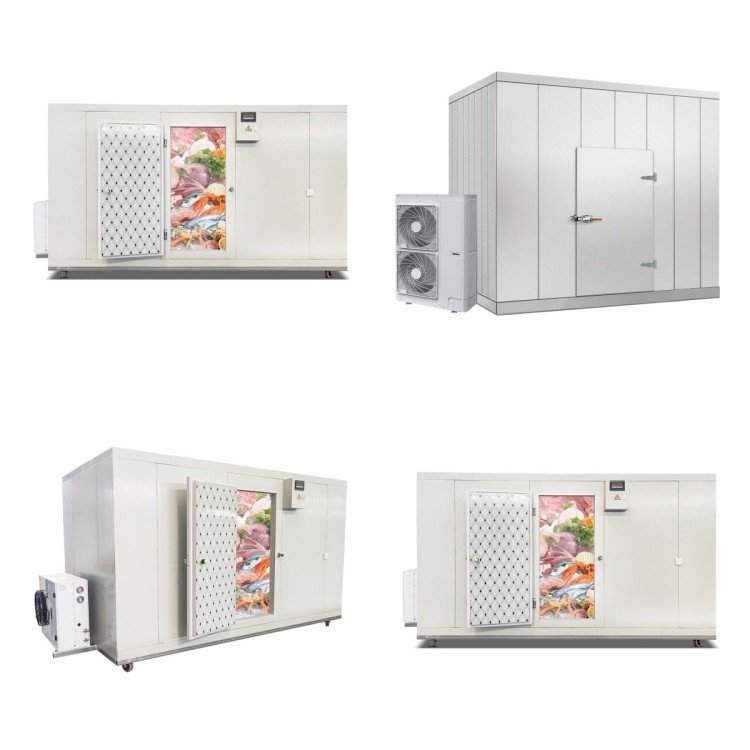 3Factory Compressor Refrigeration Unit Air Cooled Condens Unit HBP 6Hp Condensing Unit With Motor Cooling Fans Chiller Cold Room