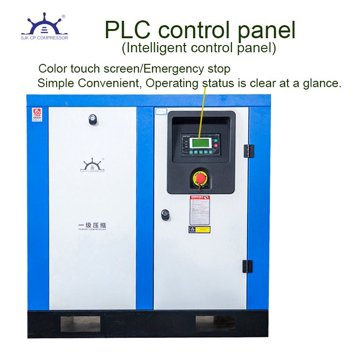 30HP 8bar Medical Compressor No Noise Spiral Rotary Screw Air Compressor for Food Beverage Industry