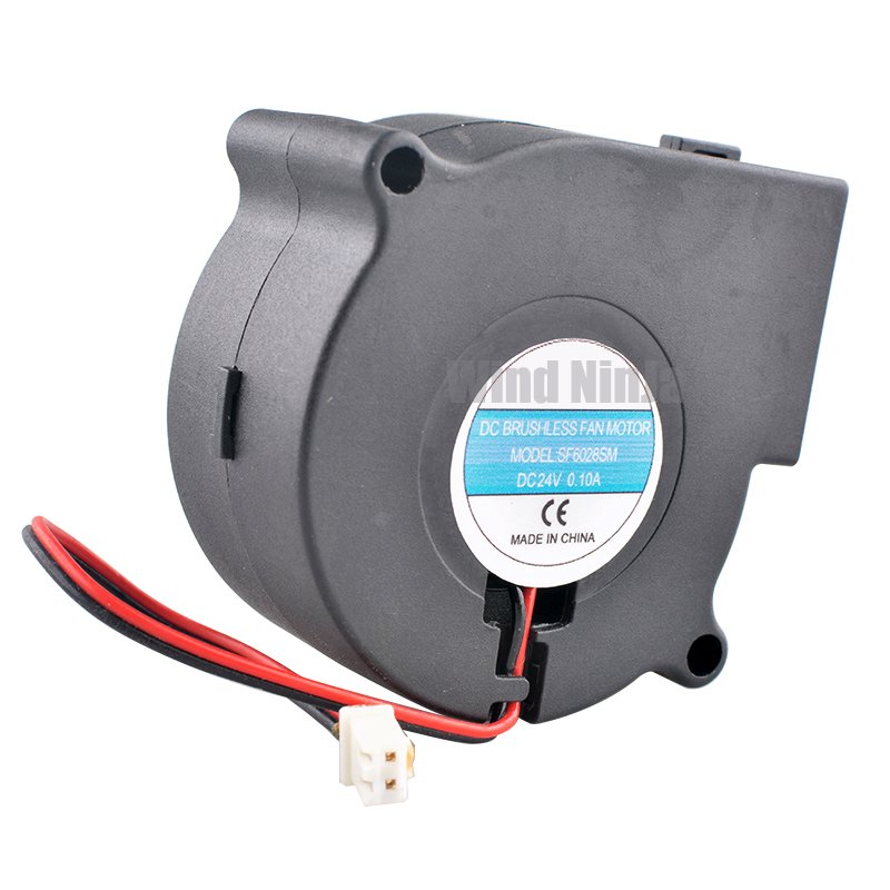 SF6028SM 6cm 60mm Blower Fan 60x60x28mm DC24V 0.10A Centrifugal Fan Cooling Fan for Printer Humidifier