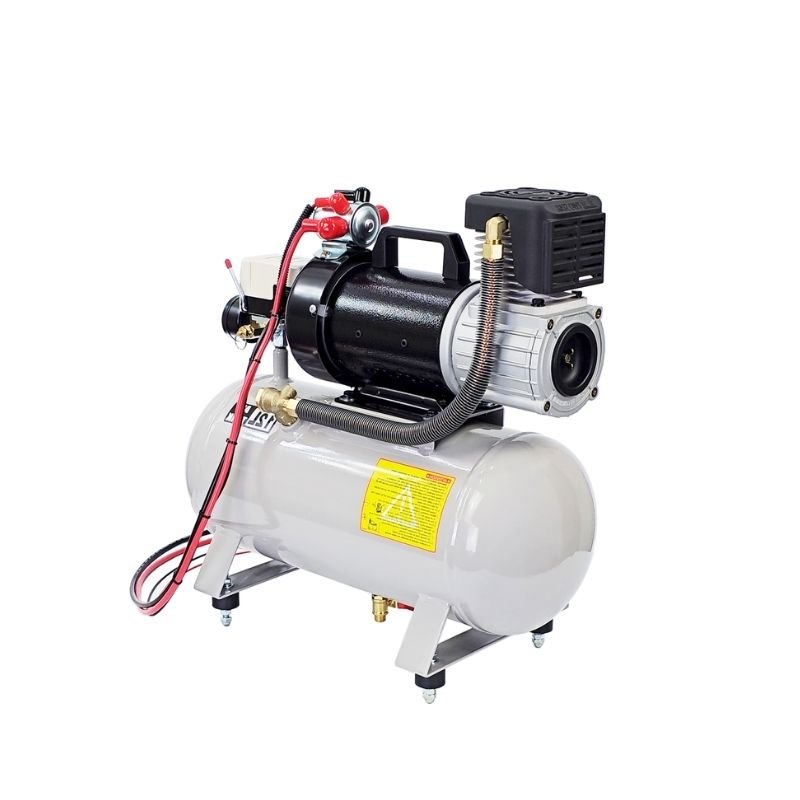 12V Portable DC Mini Air Pump 12 Liter Tank Offroad Road Assist Heavy Duty Oil-Free Single Piston Industrial Air Compressors