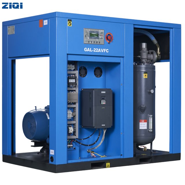 Industrial 22kw 30hp 3 bar 4 bar 5 bar Low Pressure AC Variable Speed Driven VSD Screw Type Air Compressor for Cement Plant