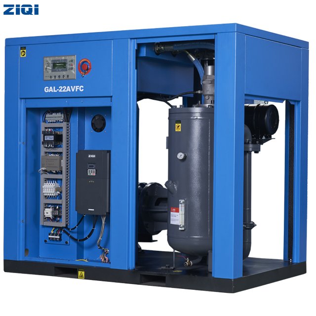 Industrial 22kw 30hp 3 bar 4 bar 5 bar Low Pressure AC Variable Speed Driven VSD Screw Type Air Compressor for Cement Plant