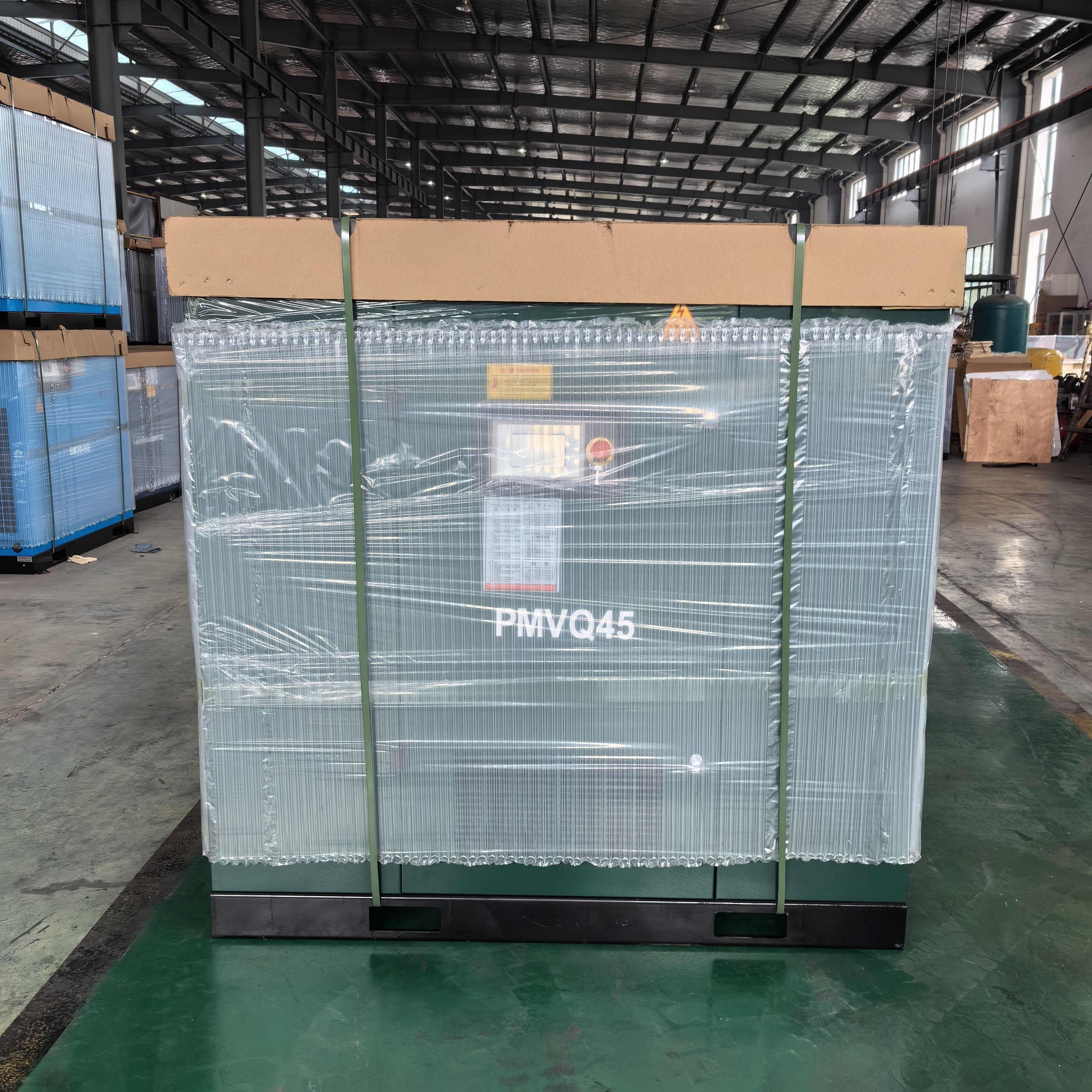 High Efficiency Kaishan PMVQ45 45kw/60hp Industrial Stationary Electric Rotary Frequency Conversion Screw Air Compressor