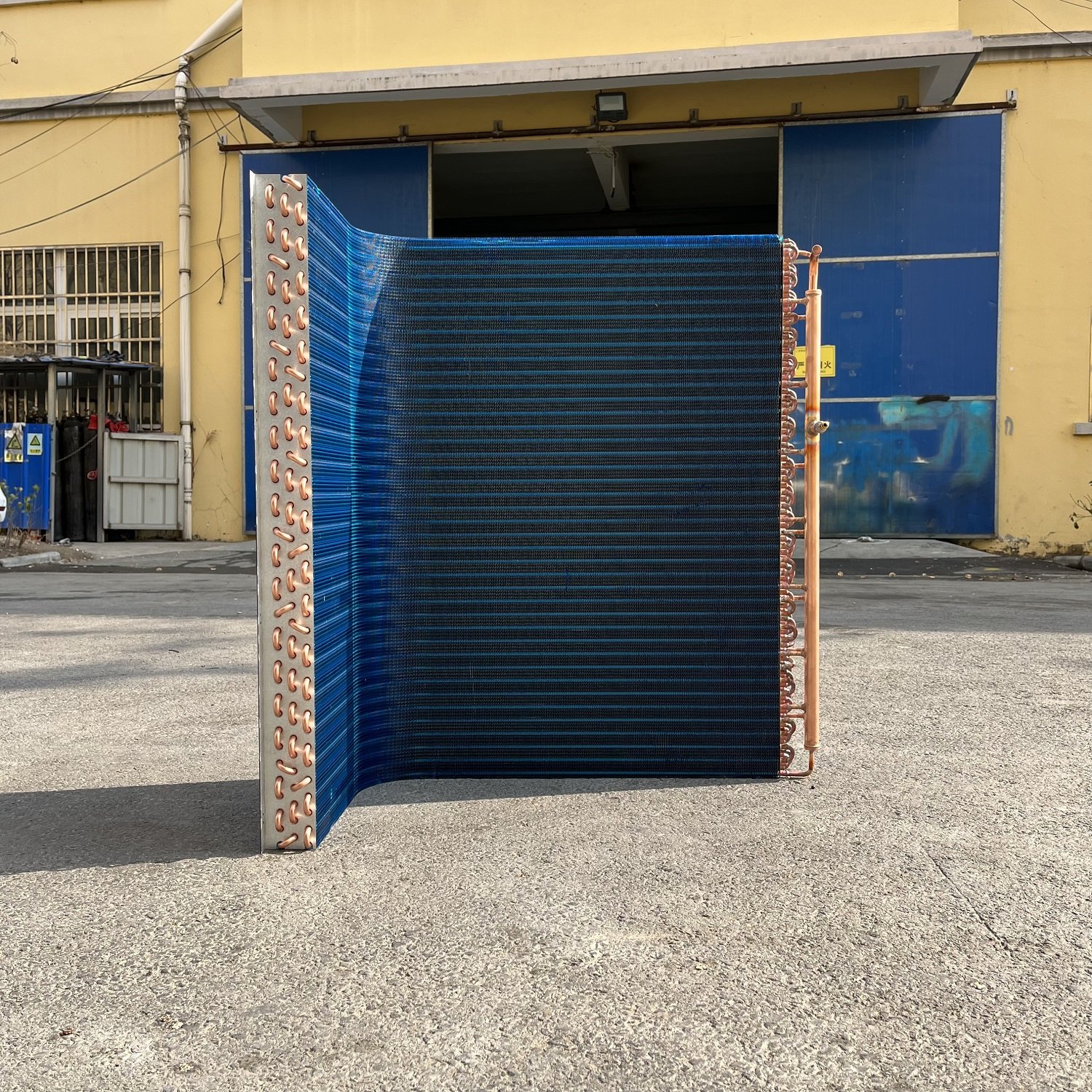 Copper Water AC System Fan Coil Unit with Tube Heat Exchanger Evaporator Condenser Radiator Core and Plate Components