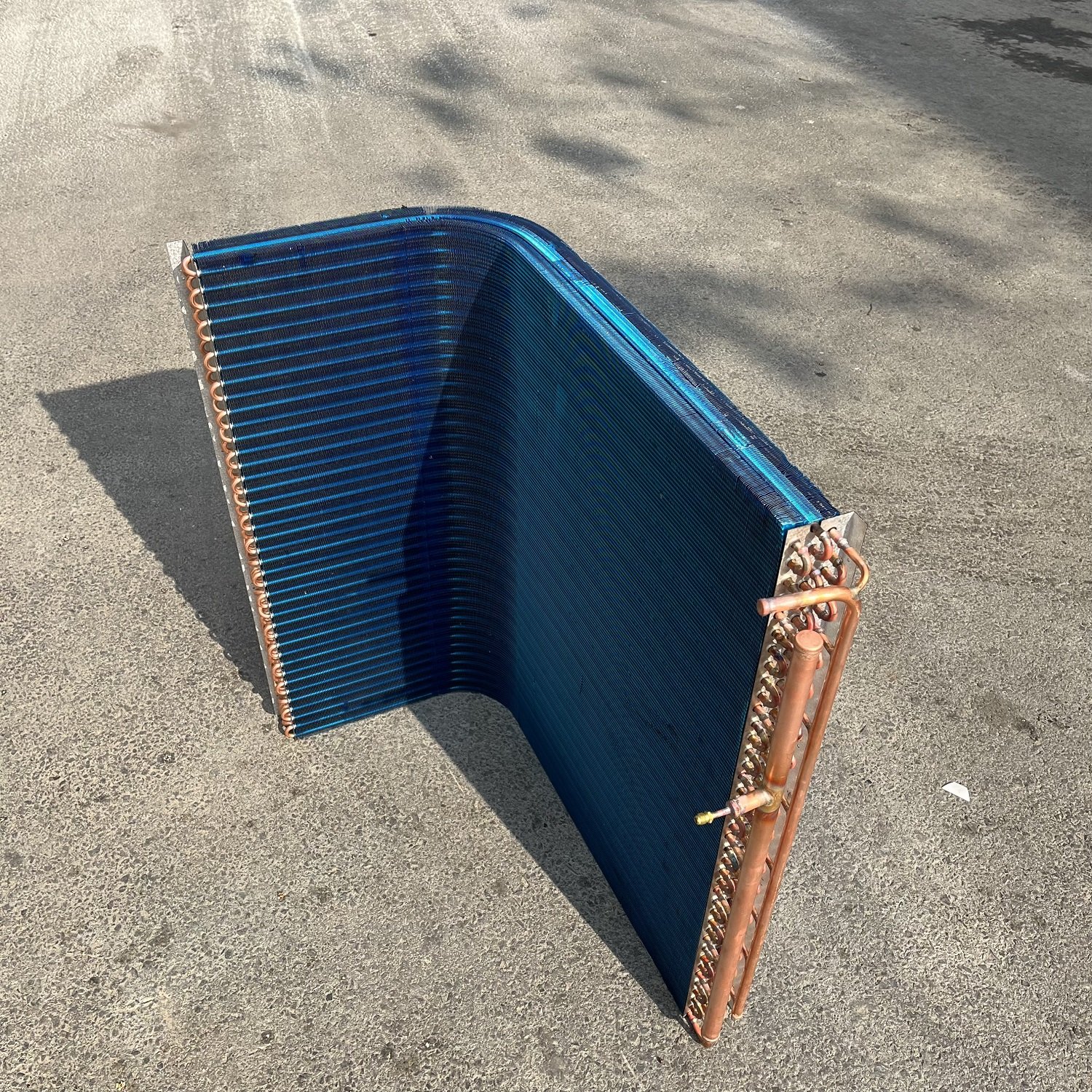 Copper Water AC System Fan Coil Unit with Tube Heat Exchanger Evaporator Condenser Radiator Core and Plate Components