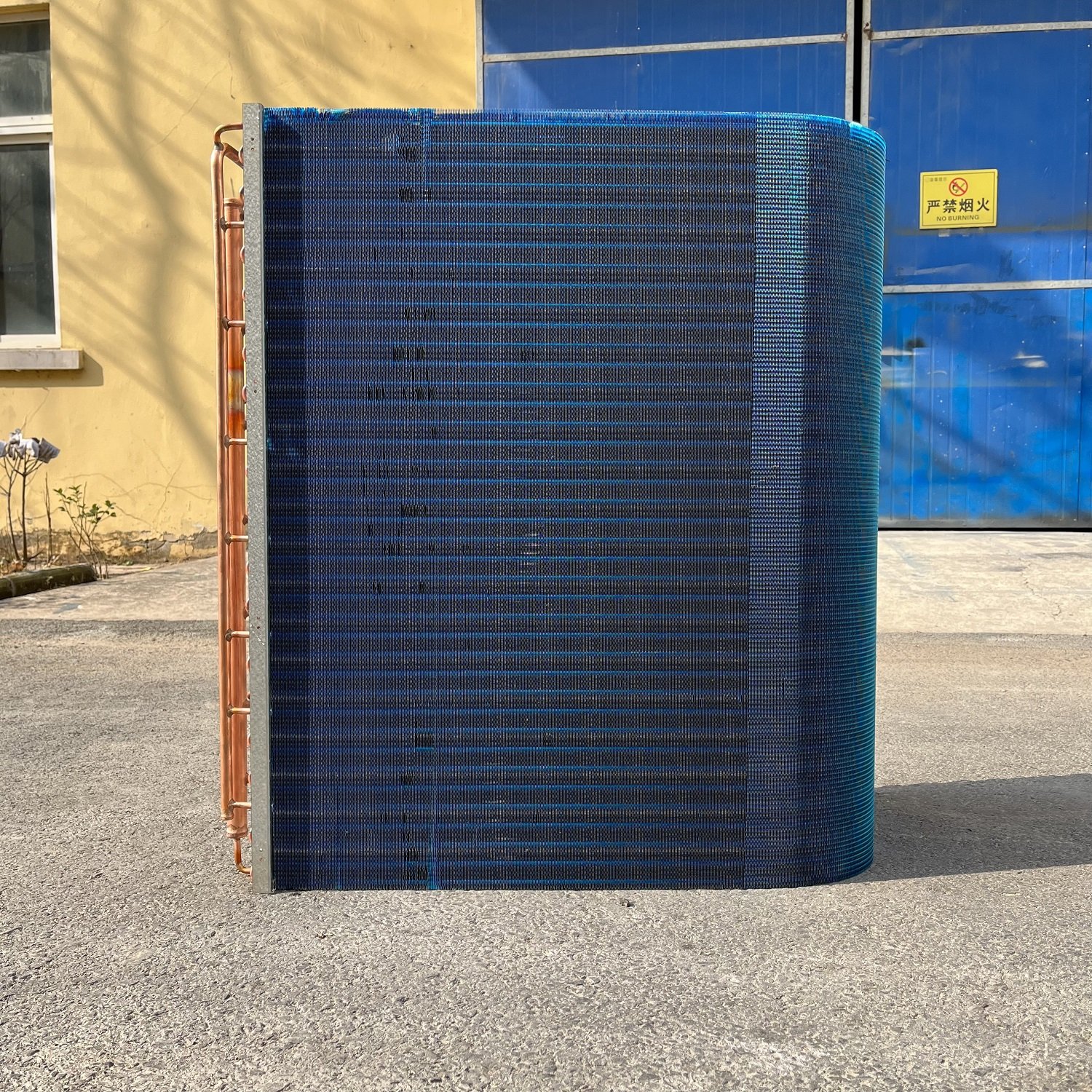 Copper Water AC System Fan Coil Unit with Tube Heat Exchanger Evaporator Condenser Radiator Core and Plate Components