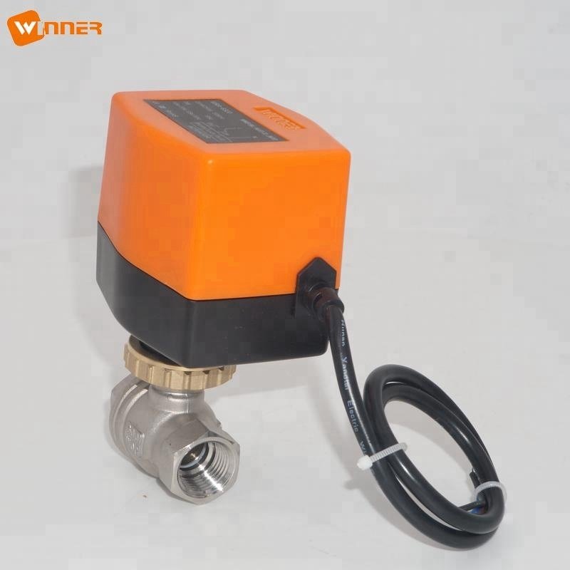 3~Point Floating Control Electric Valve Actuator 12V Motorized Flow Control Valve for Automation Solutions
