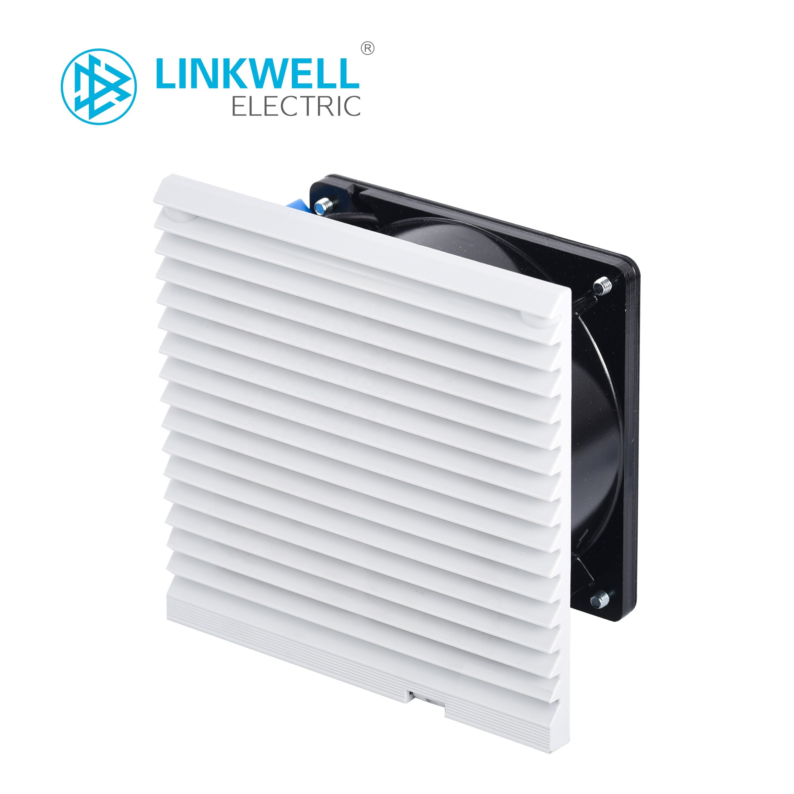 Linkwell 148.5x148.5mm Cutout Size Waterproof Ip54 Industrial Cooling Cabinet Air Filter Fan