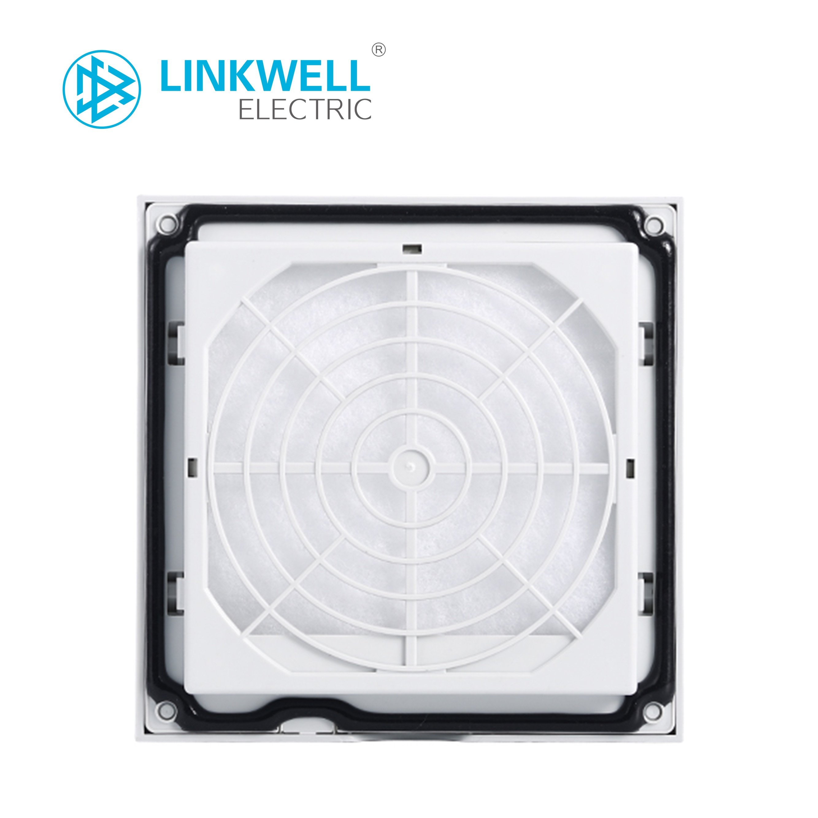 Linkwell 148.5x148.5mm Cutout Size Waterproof Ip54 Industrial Cooling Cabinet Air Filter Fan