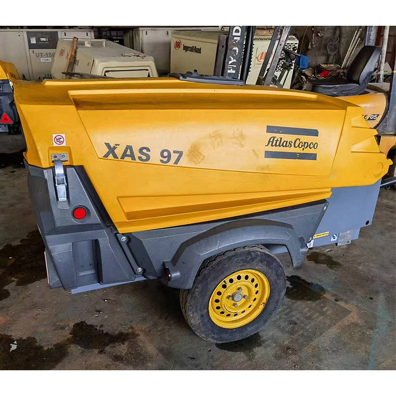 Used Atlas Diesel Screw Air Compressor Refurbished Second-hand Compressor XAS97 XAS186 XRVS455 XAHS416 XAVS786 XAVS836