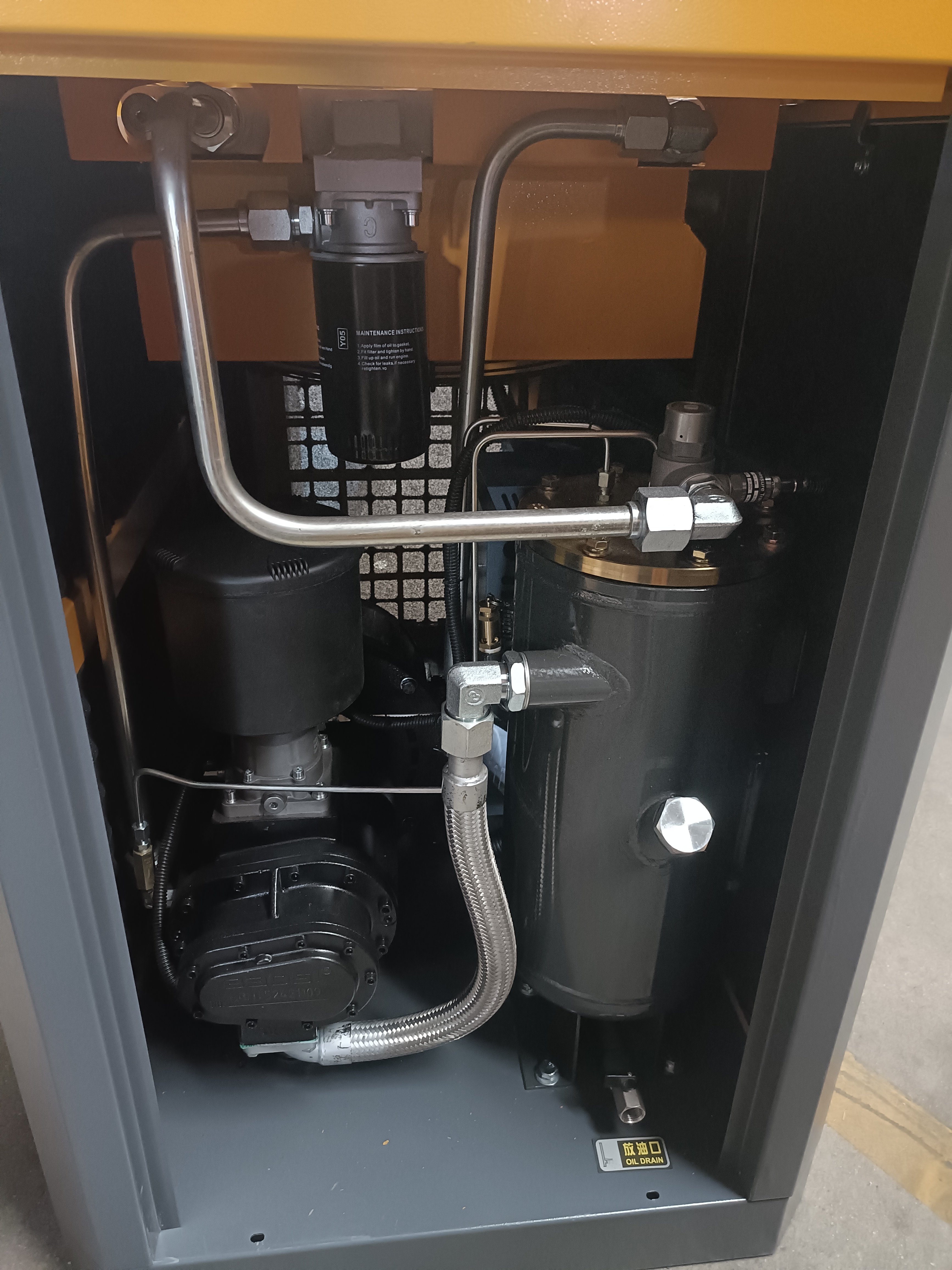 SPARTA 240v 220v 60hz 2 Phase 2ph 15kw 7.5kw 10hp Screw Air Compressor for Factory