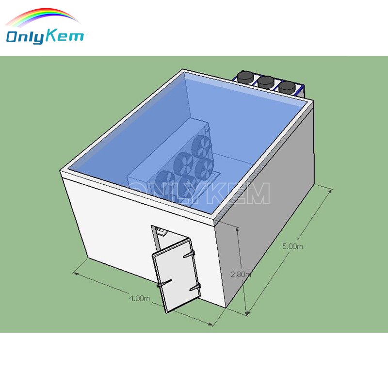 Blast Freezer Cold Room Storage, Industrial Blast Chiller for Fish