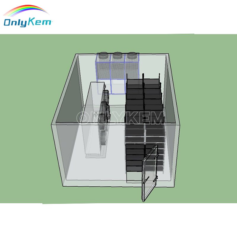 Blast Freezer Cold Room Storage, Industrial Blast Chiller for Fish