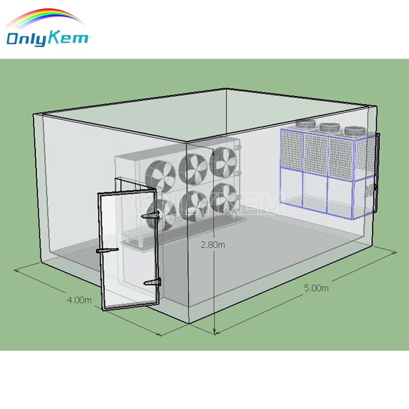 Blast Freezer Cold Room Storage, Industrial Blast Chiller for Fish