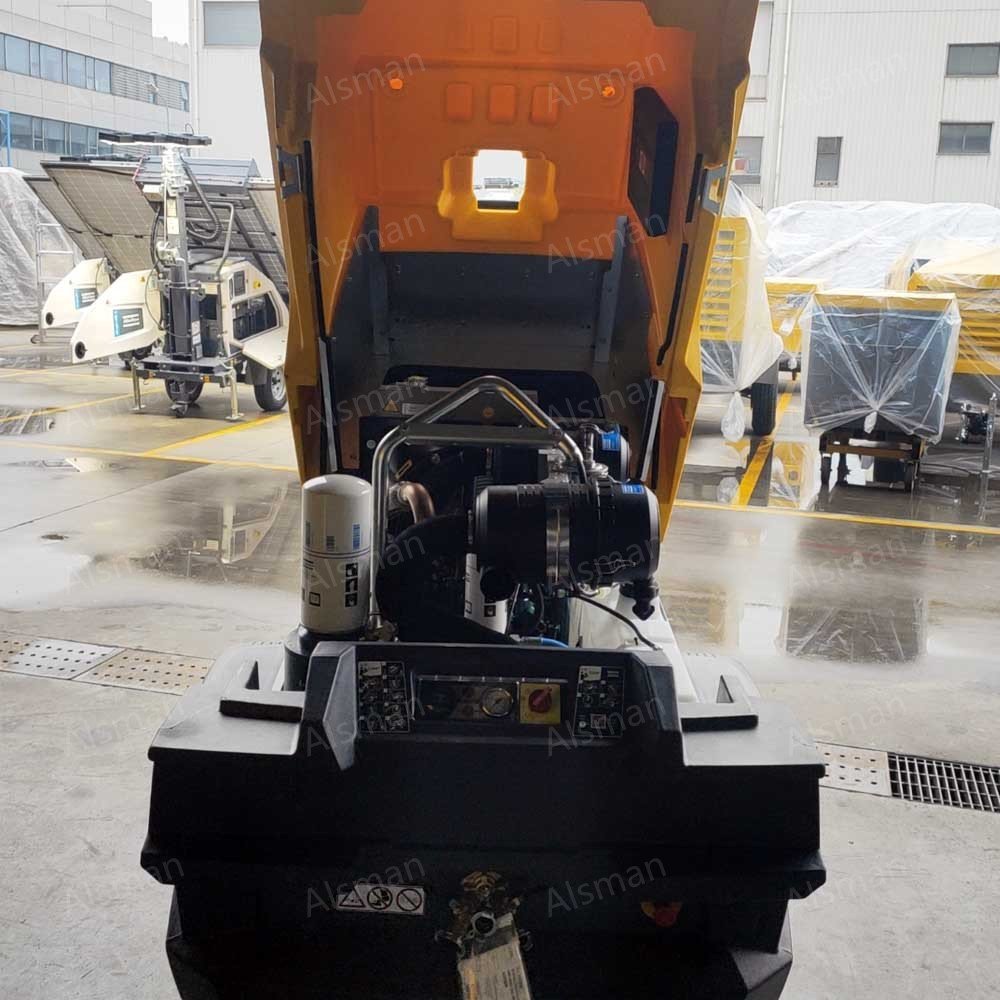 Atlas Copco XATS800 XAS88 Mobile Portable Screw Air Compressors 10.3bar 788cfm 90kw 37kw 132kw Electrical Power