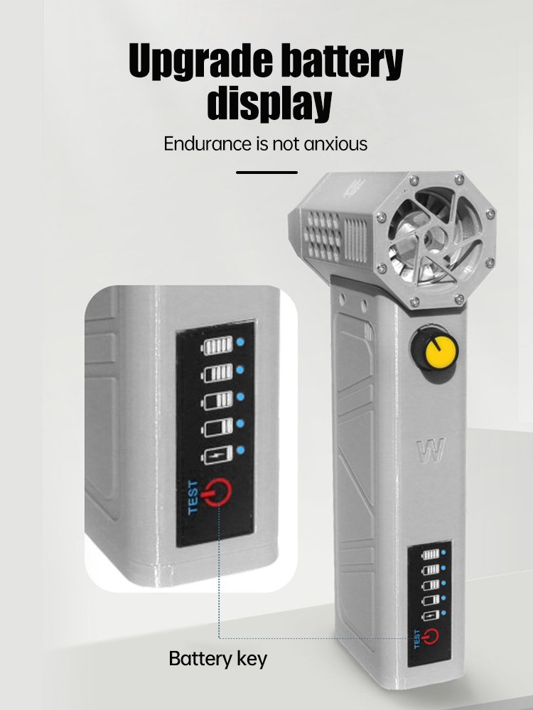 Air Blower 130000RPM Turbo Jet Fan Power Display Powerful Computer Dust Blowing Cleaning Tools Type-C Recharging Portable Blower