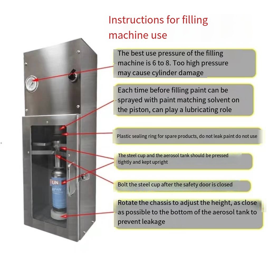 Automatic Pneumatic Hand Spray Filling Machine Air Cleaner with Pepper Spray Filler Paint New Condition Self-Painting Freshener