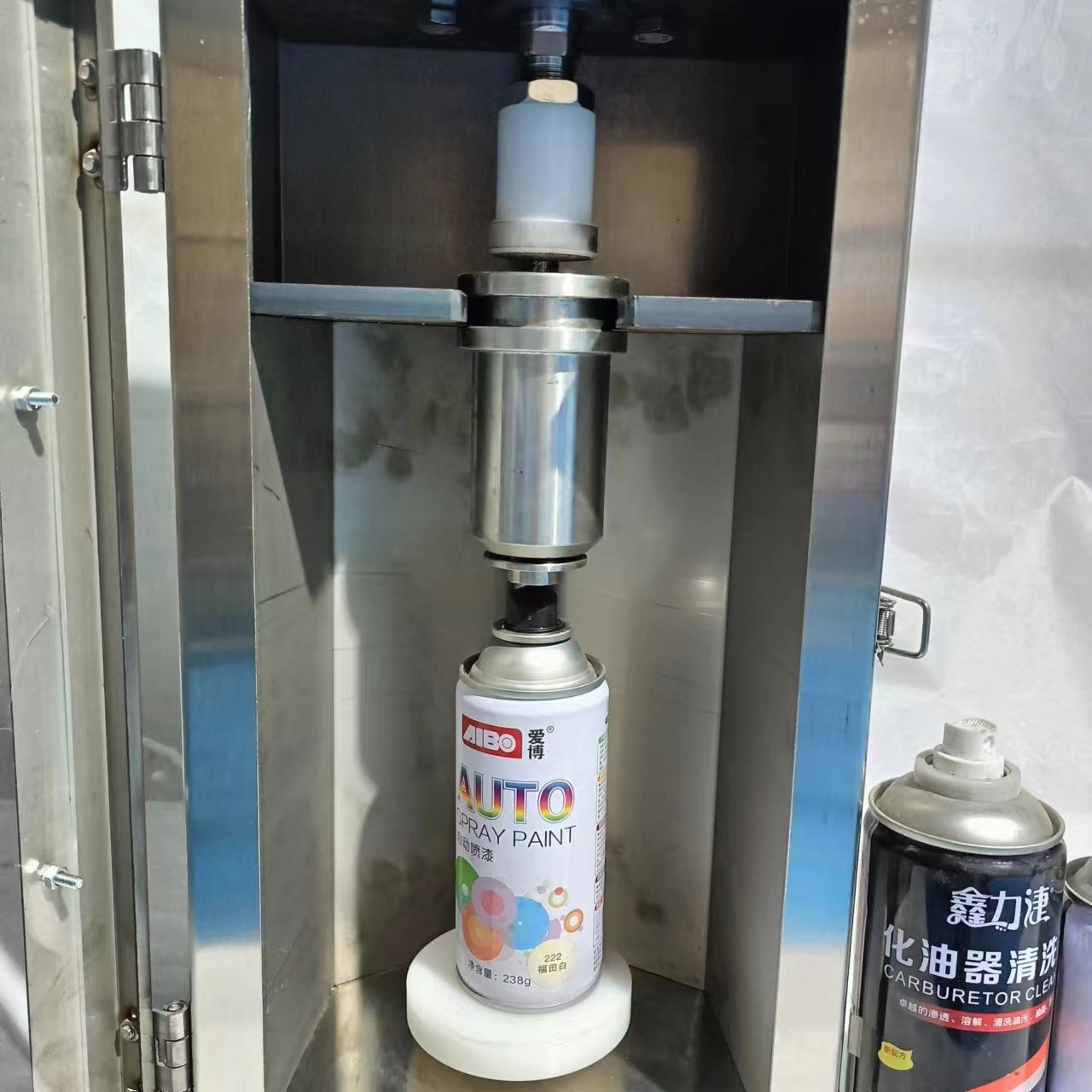Automatic Pneumatic Hand Spray Filling Machine Air Cleaner with Pepper Spray Filler Paint New Condition Self-Painting Freshener