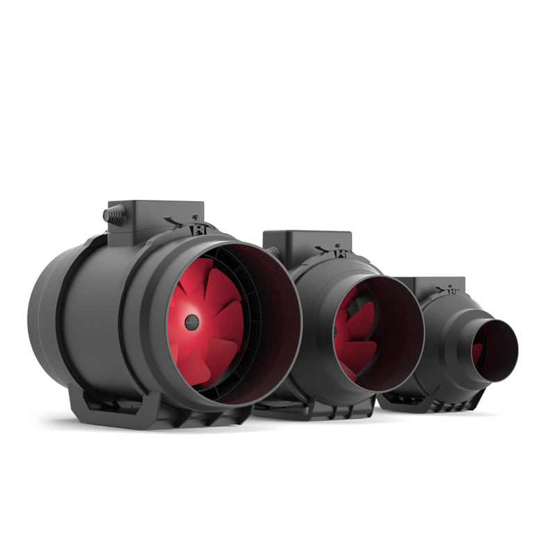 Two Speed Standard Mixed Flow Silent and Weatherproof Inline Duct Ventilation Fan With HVAC System