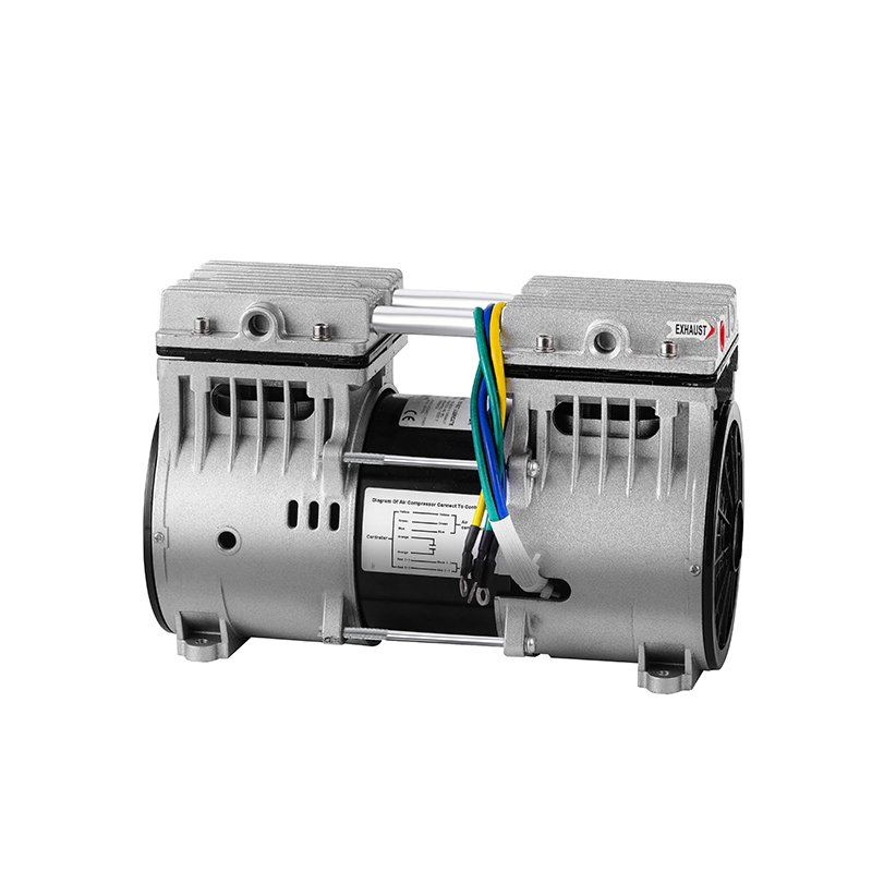 DC12V Double Cylinder Compressed air Booster Pump Oil Free Brushless air Compressor High Efficiency Silent air Compression Pump
