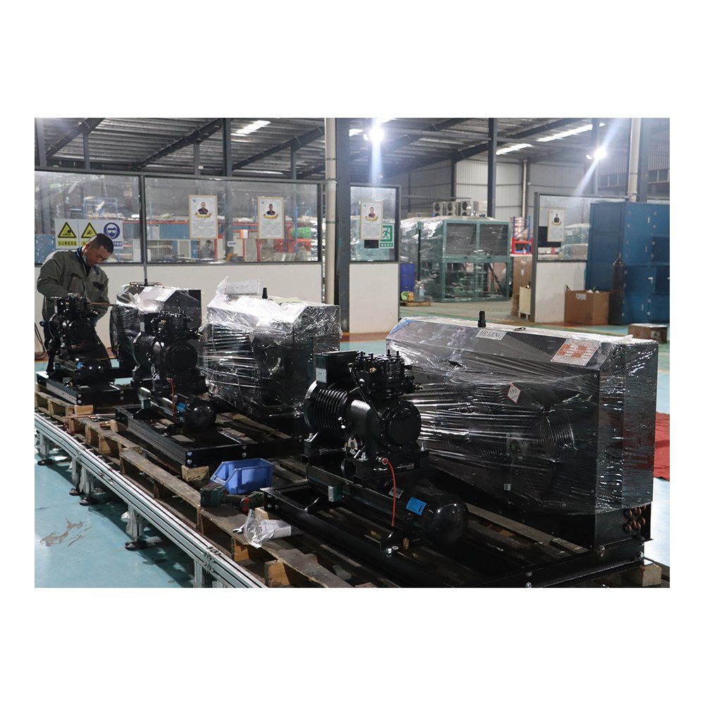 R22 R410A Cold Room Best Price High Quality 4HP 1 Fan Air-cooled Scroll Refrigerant Compressor Condensing Unit