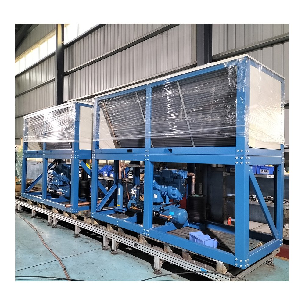 R22 R410A Cold Room Best Price High Quality 4HP 1 Fan Air-cooled Scroll Refrigerant Compressor Condensing Unit