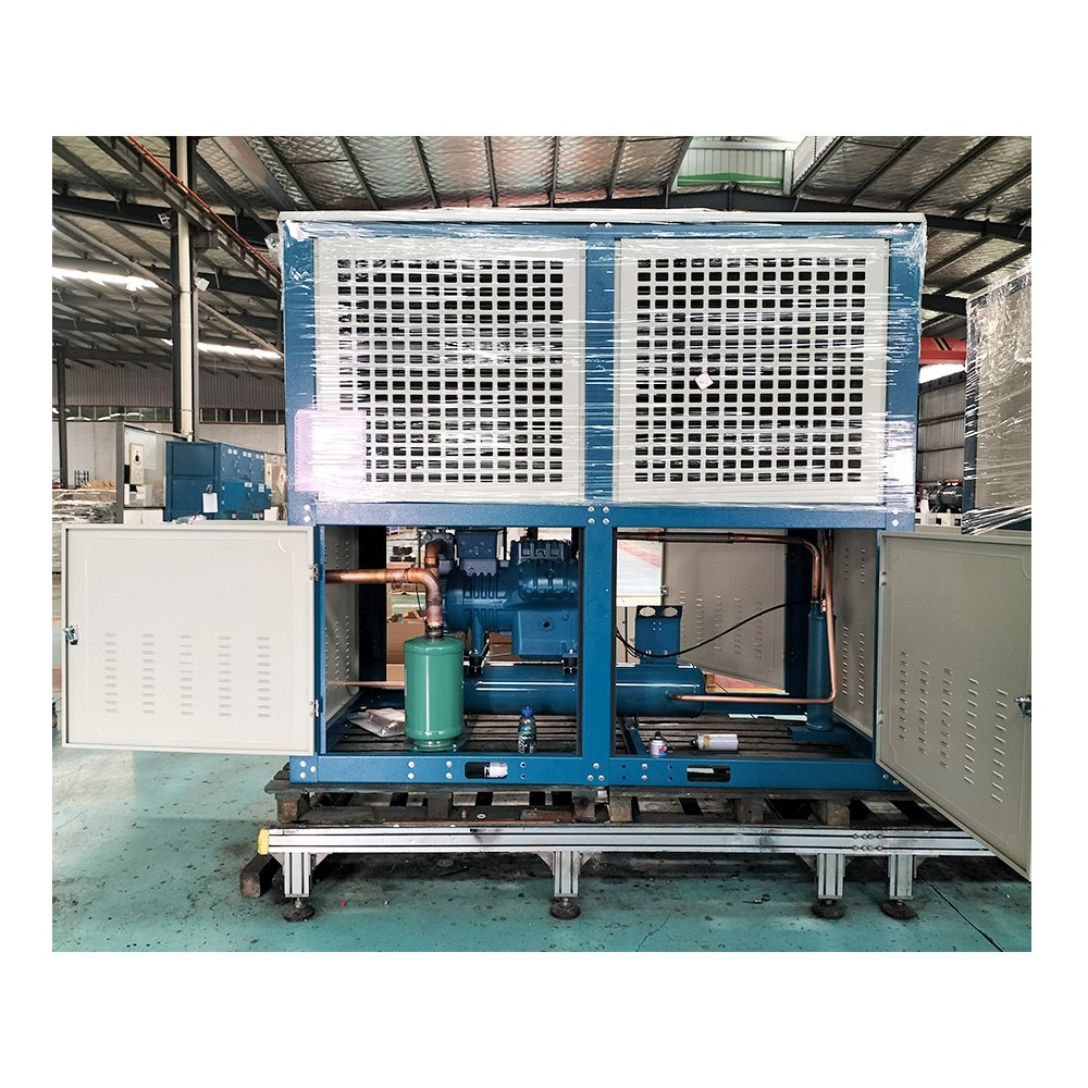 R22 R410A Cold Room Best Price High Quality 4HP 1 Fan Air-cooled Scroll Refrigerant Compressor Condensing Unit