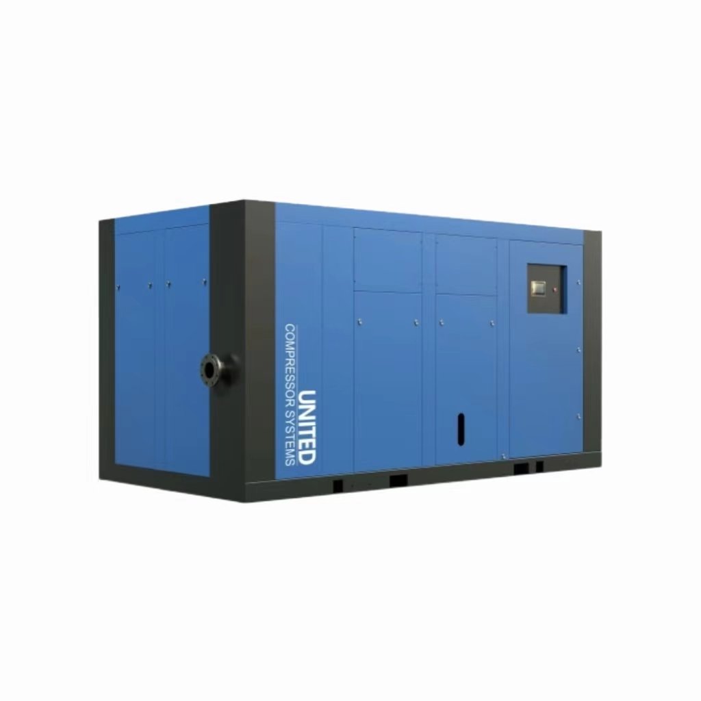 UNITED 7bar 8bar 10bar 200KW 250KW 280KW 315KW 355KW 35-65.5m3/min Single-stage Fixed Speed Screw Air Compressor 380V 50Hz