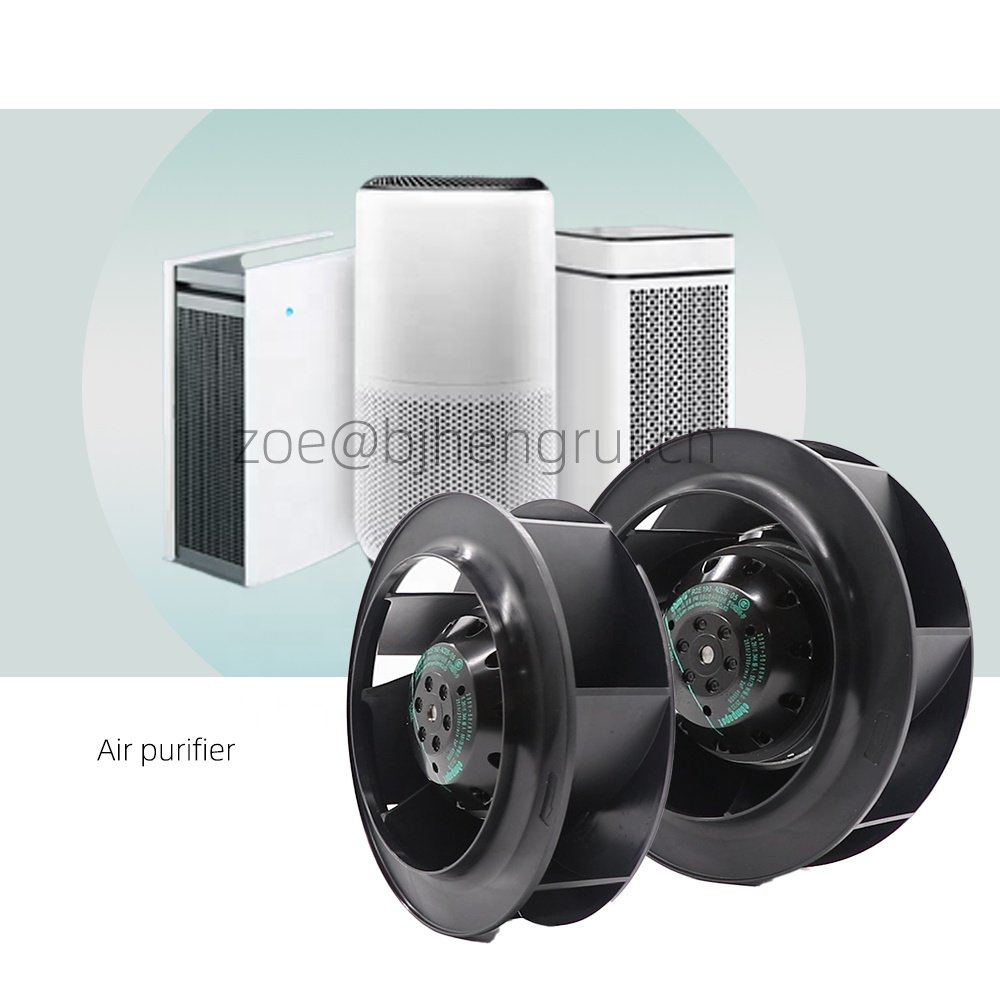 ebmpapst R2E190-AO26-05 230V AC 190x71mm 50/60HZ 75W Ball Bearing Lead Wires HVAC Centrifugal Ventilation Cooling Fan