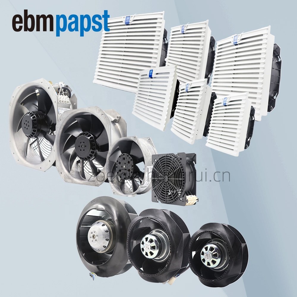 ebmpapst R2E190-AO26-05 230V AC 190x71mm 50/60HZ 75W Ball Bearing Lead Wires HVAC Centrifugal Ventilation Cooling Fan