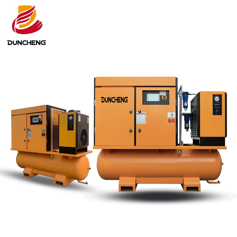 15kw/22kw All in One Integrated Air Compressor 12Bar/16 Bar 4-In-1 Industrial Screw Air Compressor for Laser Cutting