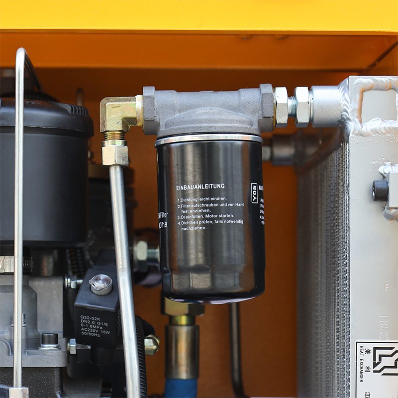 Single Phase Air Compressor 4-In-1 Screw Air Compressor With Portable Wheels