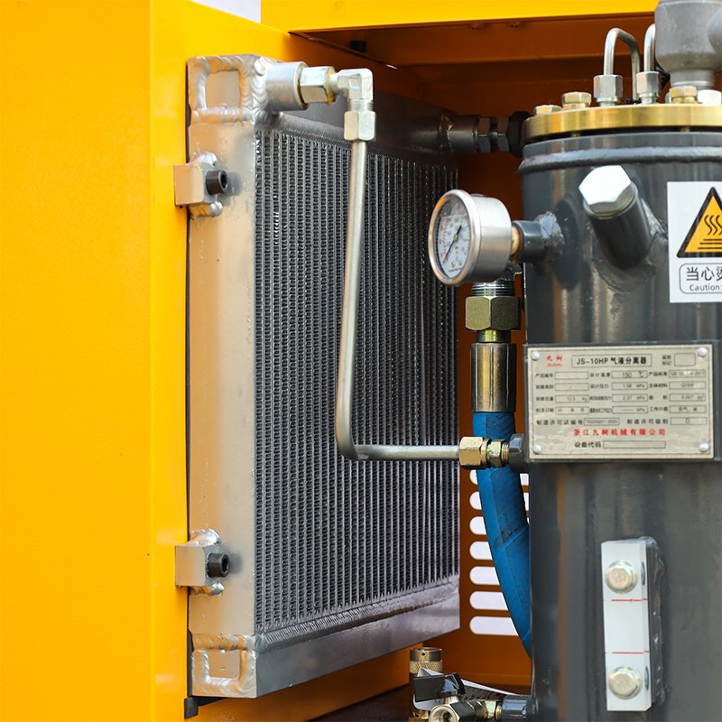 Single Phase Air Compressor 4-In-1 Screw Air Compressor With Portable Wheels