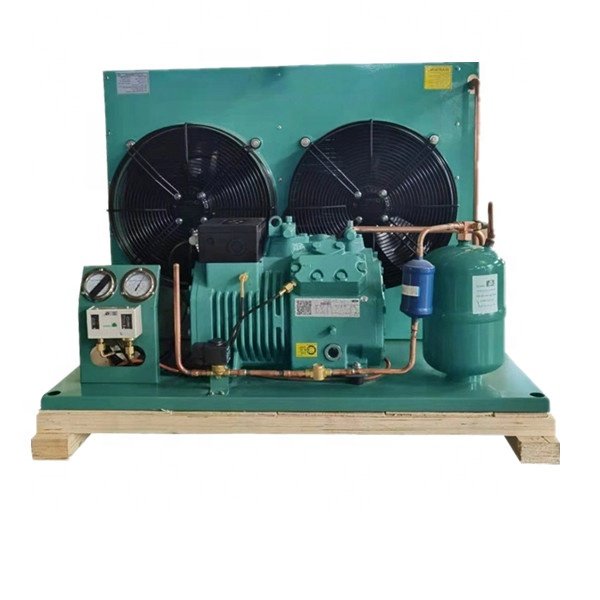Industrial Hermetic Compressor Three Phase 8HP Air-Water Cooled Condensing Unit with Motor for Freezer Refrigeration