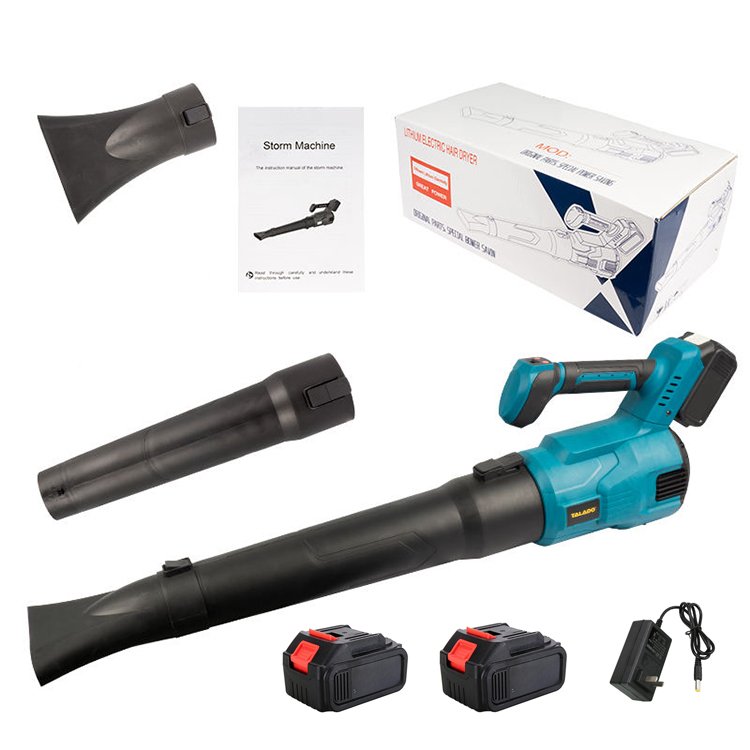 21V High Power Brushless Industrial Grade Electric Air Blower Cordless Snow & Leaf Cleaning Machine Battery Power for Car Wash
