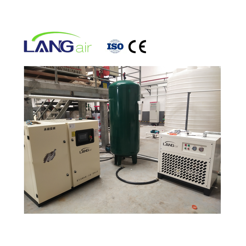 Langair China Manufacturers 30hp 22kw High Pressure Electric Rotary Screw Air Compressor for Industrial,Energy Efficient