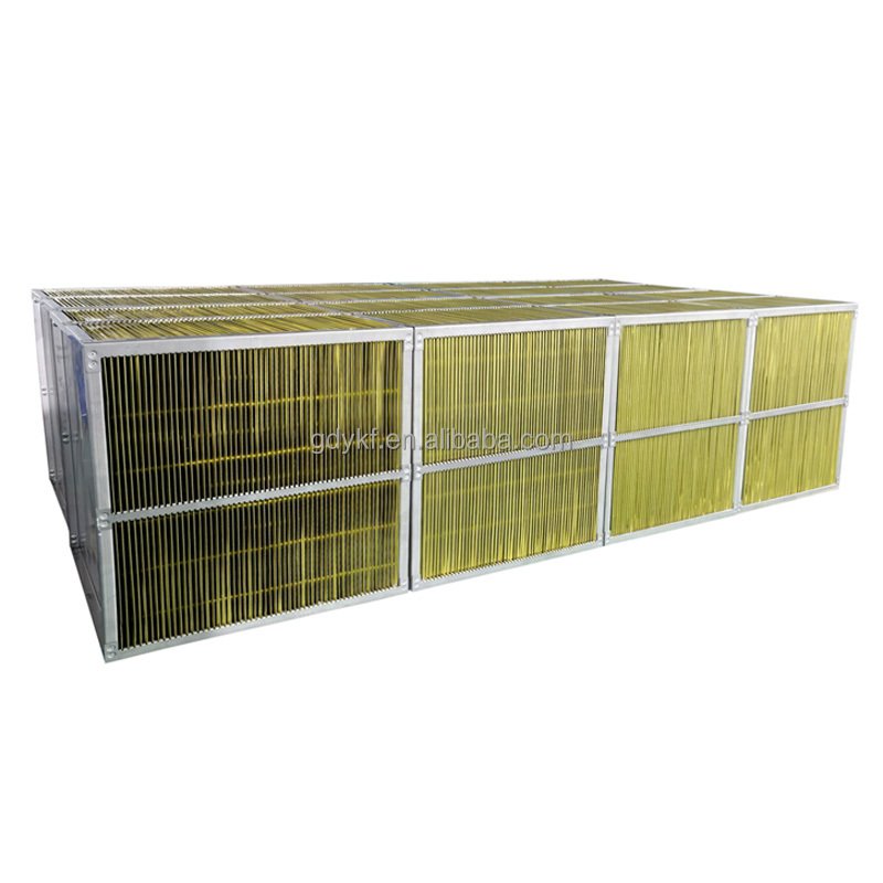 Aluminum Crossflow air To air Heat Exchanger Core