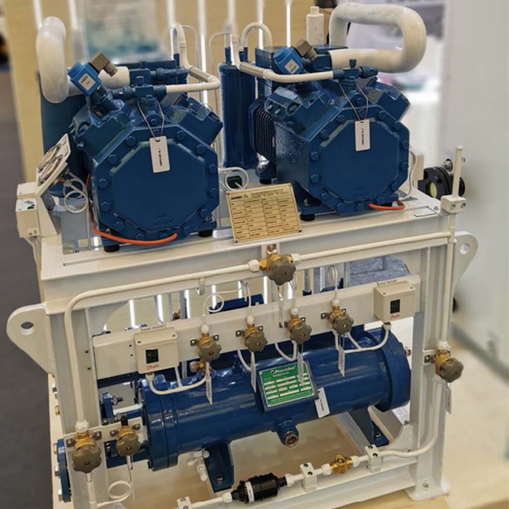 Fishing Boat Refrigerate air Cooled Condensing Unit Bitzer Compressor Condensing Unit for Cold Room air Conditioner