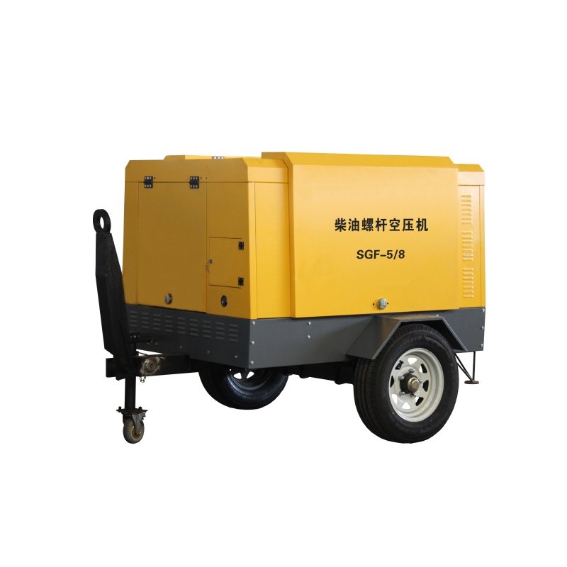 High Pressure Diesel Compressors Portable Screw Air Compressor