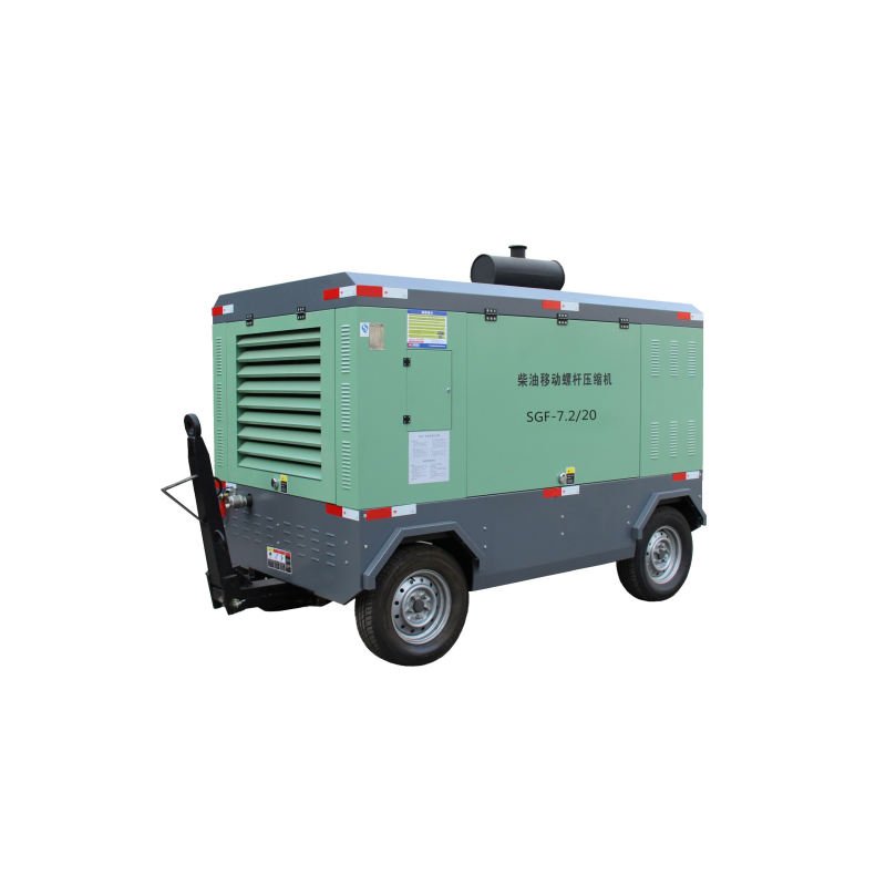 High Pressure Diesel Compressors Portable Screw Air Compressor
