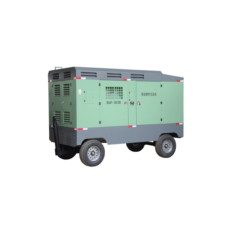 High Pressure Diesel Compressors Portable Screw Air Compressor