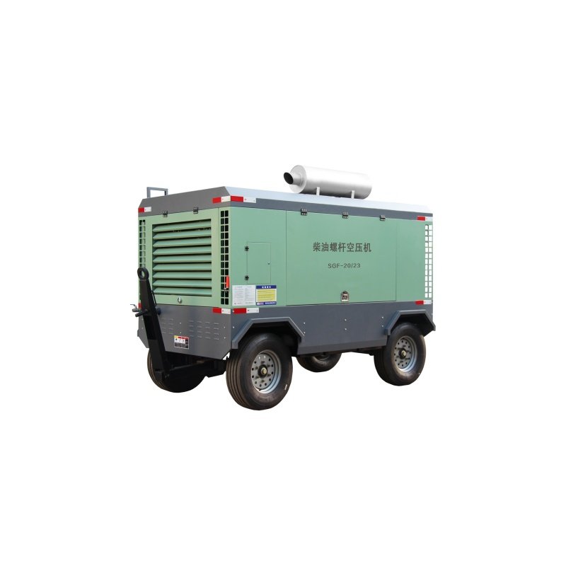 High Pressure Diesel Compressors Portable Screw Air Compressor