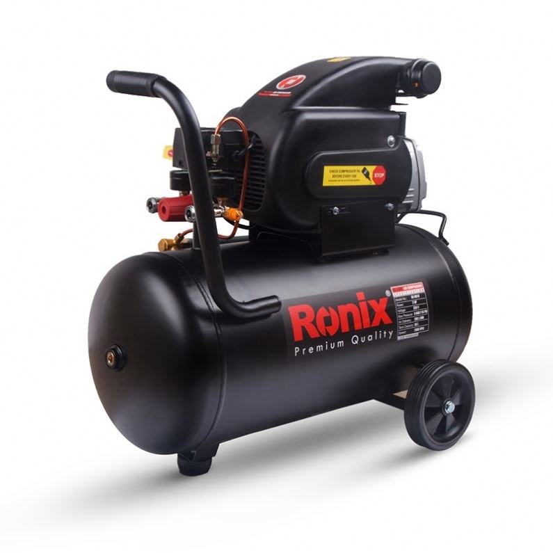 Ronix RC-5010 Model Oilless Large Head Mini Portable 220V 2Hp 50L Industrial Oil Free Silent Air Compressor