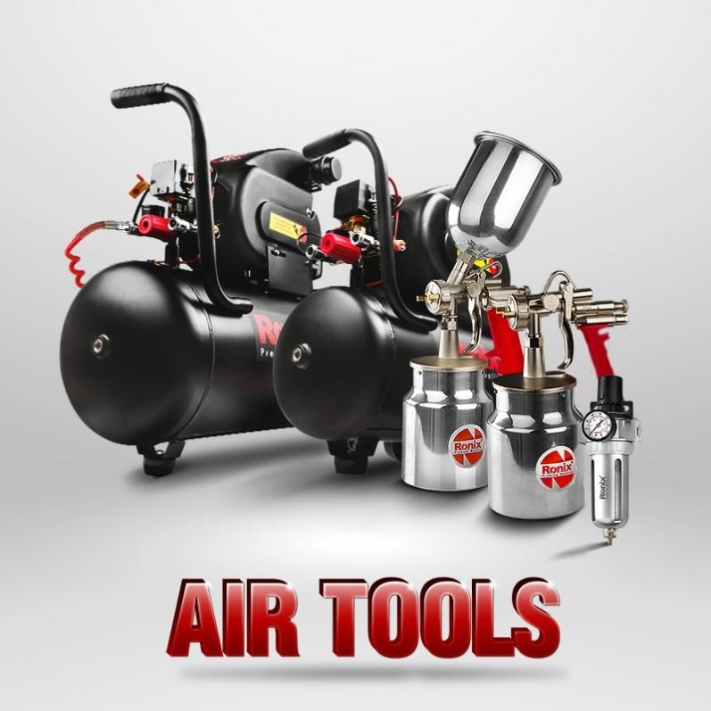 Ronix RC-5010 Model Oilless Large Head Mini Portable 220V 2Hp 50L Industrial Oil Free Silent Air Compressor