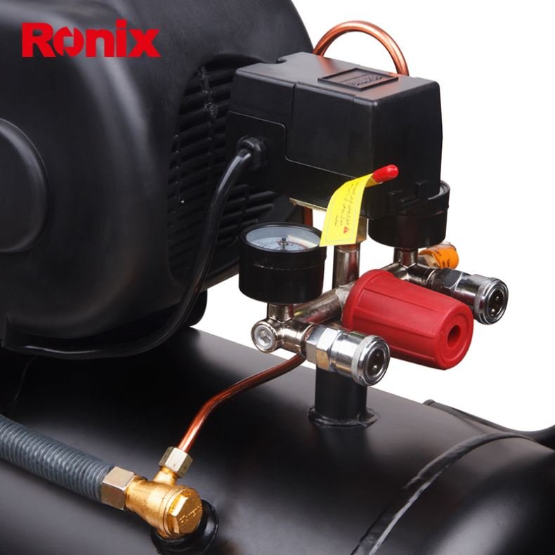 Ronix RC-5010 Model Oilless Large Head Mini Portable 220V 2Hp 50L Industrial Oil Free Silent Air Compressor