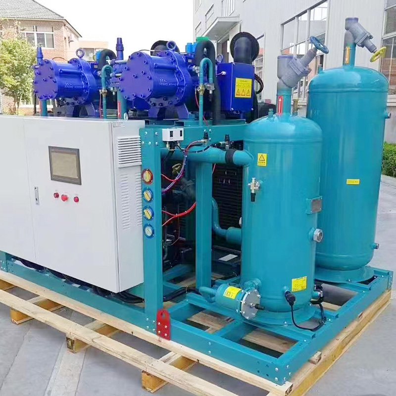 Refrigeration Freezing Equipment Condensing Unit Screw Compressor Air-cooled Unit