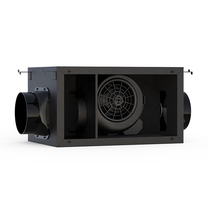Anti Oil Smoke 6 Inch 150mm DC Centrifugal Blower Silent Inline Duct Fan with Built-in Sound-Absorbing Layer