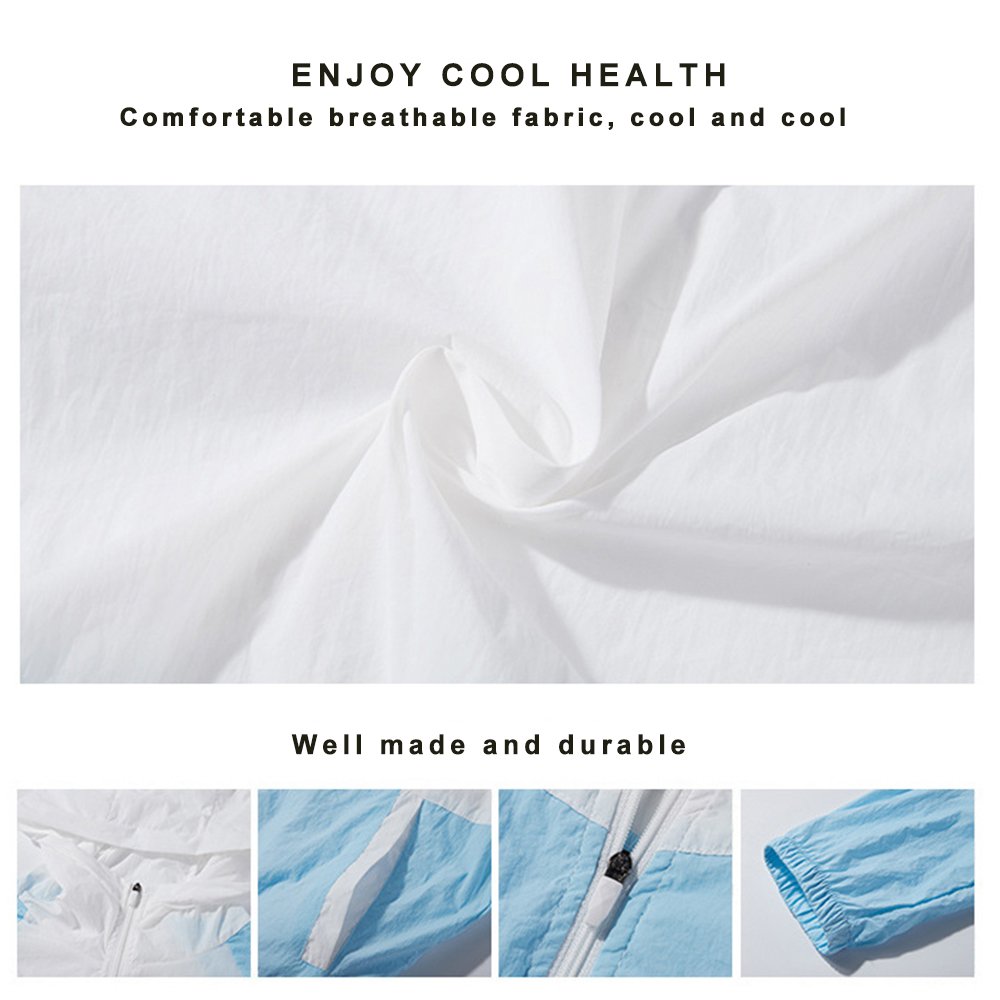 Evaporative Air-Conditioned Clothes for 13 Hours of Cooling 3 Speed Adjustable Outdoor Activities Cooling Fan Jackets